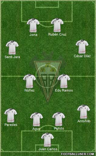 Albacete B., S.A.D. Formation 2015
