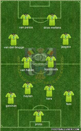 RSC Anderlecht Formation 2015