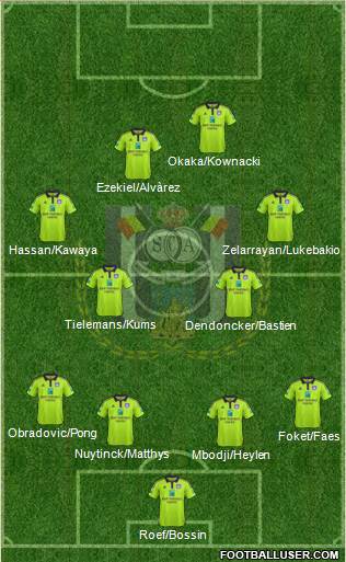 RSC Anderlecht Formation 2015