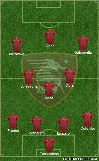 Salernitana Formation 2015