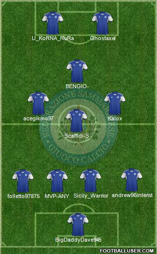 San Marino football formation