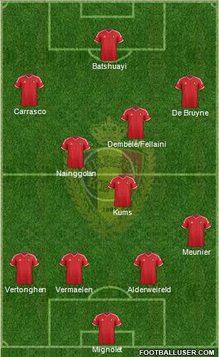 Belgium Formation 2015