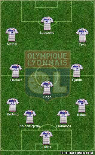 Olympique Lyonnais Formation 2015