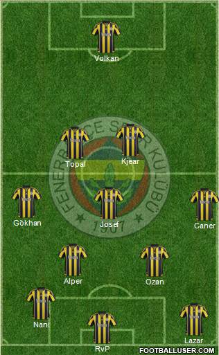 Fenerbahçe SK Formation 2015
