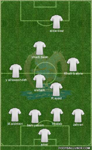 Al-Faysali (JOR) Formation 2015