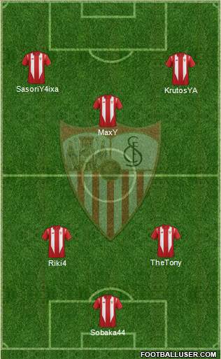 Sevilla F.C., S.A.D. Formation 2015