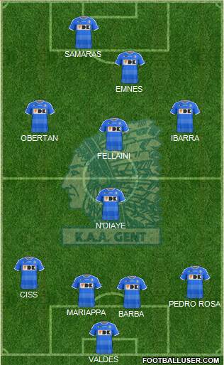 KAA Gent Formation 2015