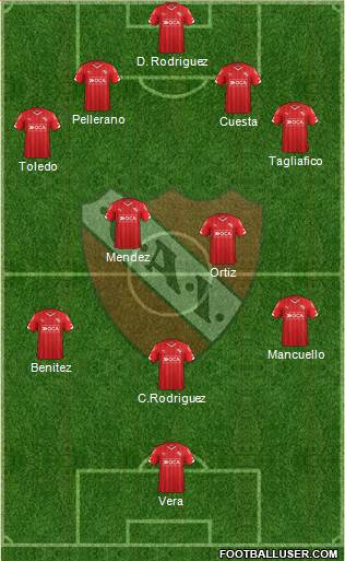 Independiente Formation 2015