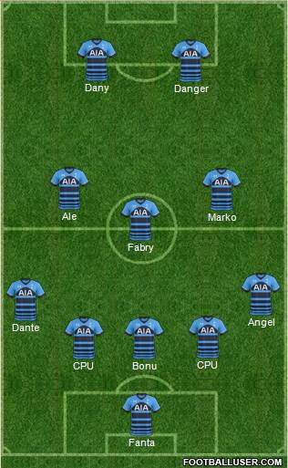 Tottenham Hotspur Formation 2015