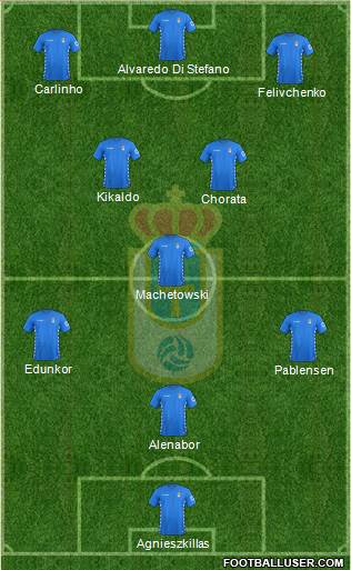 Real Oviedo S.A.D. Formation 2015