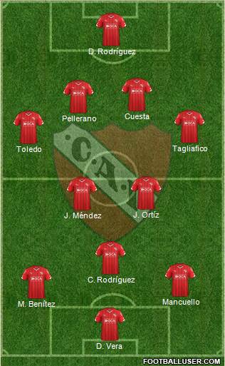 Independiente Formation 2015