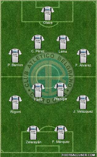 Belgrano de Córdoba Formation 2015