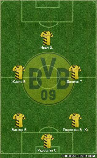 Borussia Dortmund Formation 2015