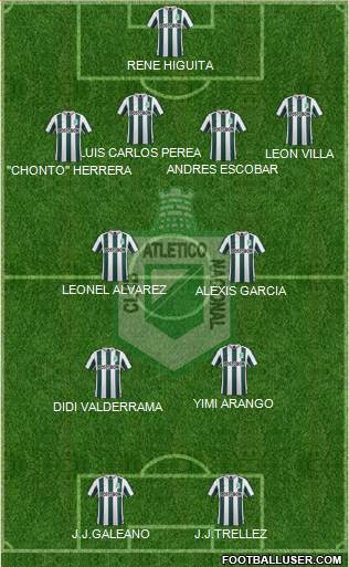 CDC Atlético Nacional Formation 2015
