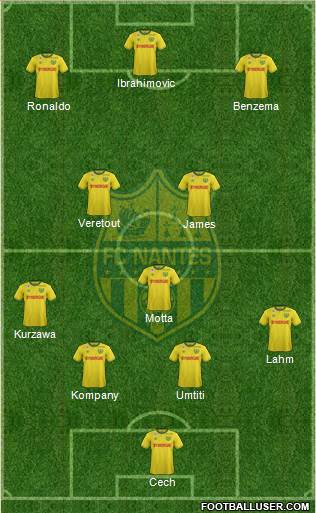 FC Nantes Formation 2015