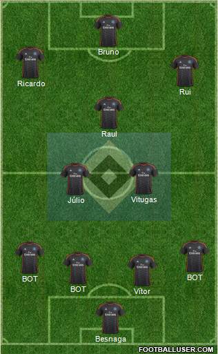 Hamburger SV Formation 2015