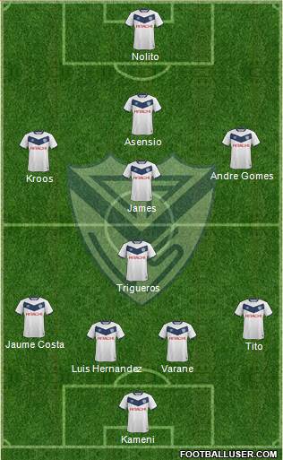 Vélez Sarsfield Formation 2015