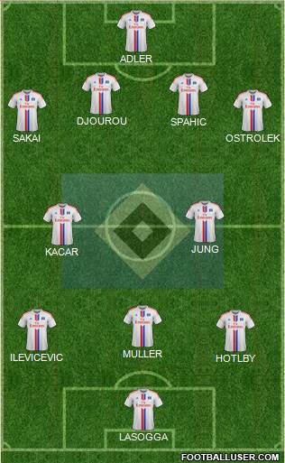 Hamburger SV Formation 2015