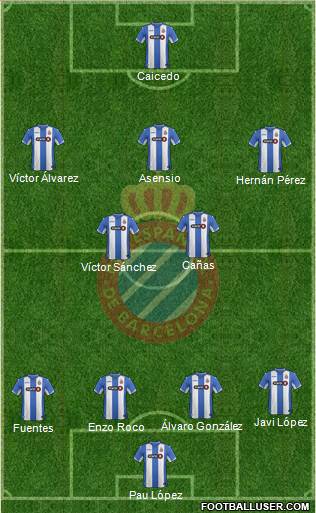 R.C.D. Espanyol de Barcelona S.A.D. Formation 2015