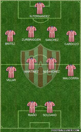 Unión de Santa Fe Formation 2015