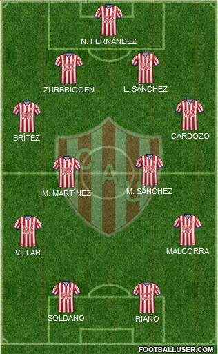 Unión de Santa Fe Formation 2015