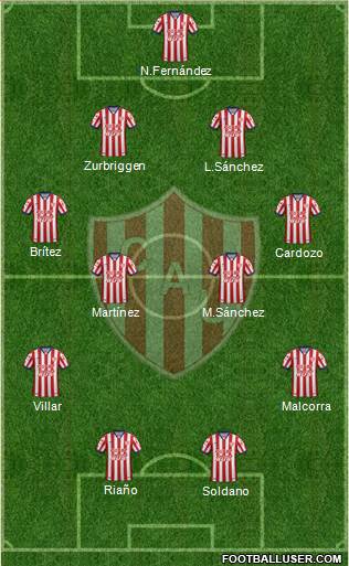 Unión de Santa Fe Formation 2015