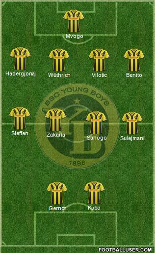 BSC Young Boys Formation 2015