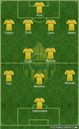 FC Nantes Formation 2015