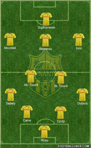 FC Nantes Formation 2015