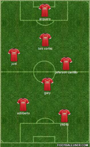Manchester United Formation 2015