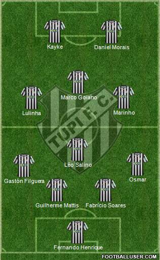 Tupi FC Formation 2015
