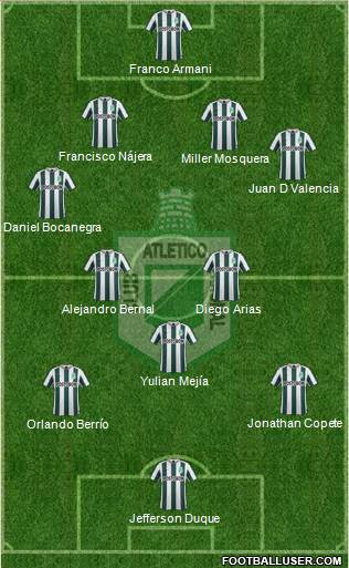 CDC Atlético Nacional Formation 2015