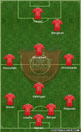 Persepolis Tehran Formation 2015