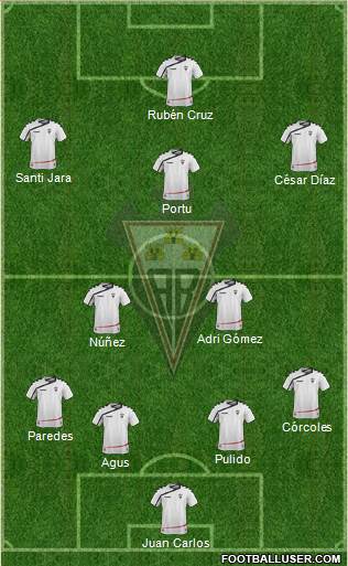 Albacete B., S.A.D. Formation 2015