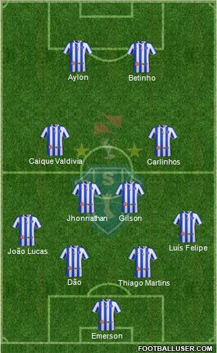 Paysandu SC Formation 2015