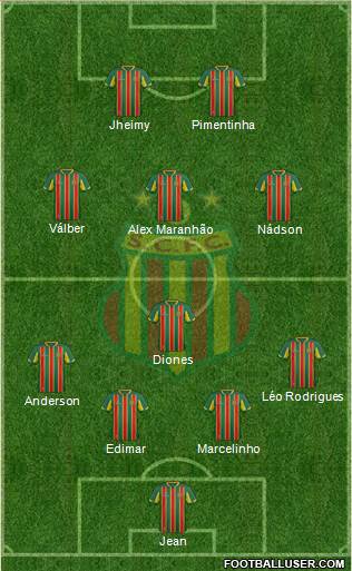 Sampaio Corrêa FC Formation 2015