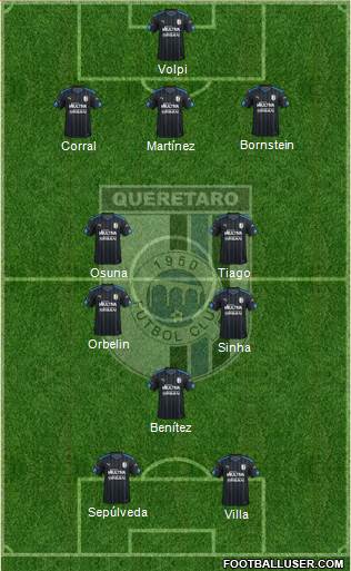 Club de Fútbol Gallos Blancos Formation 2015