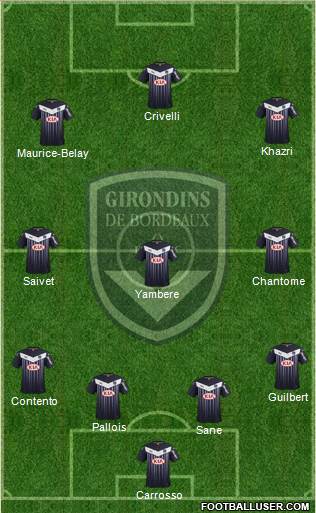 FC Girondins de Bordeaux Formation 2015