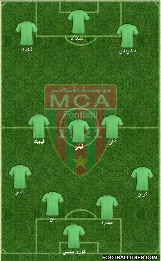 Mouloudia Club d'Alger football formation