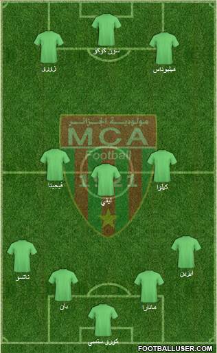 Mouloudia Club d'Alger Formation 2015