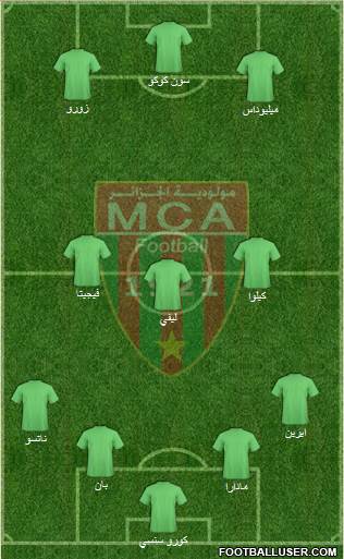 Mouloudia Club d'Alger football formation