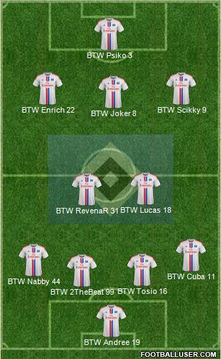 Hamburger SV Formation 2015