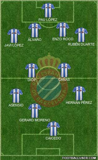 R.C.D. Espanyol de Barcelona S.A.D. Formation 2015