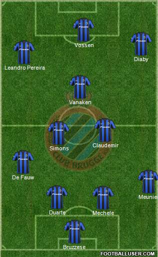 Club Brugge KV Formation 2015