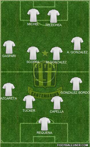 Deportivo Santamarina Formation 2015