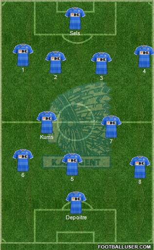 KAA Gent Formation 2015