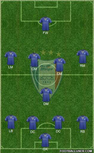 Suwon Samsung Blue Wings Formation 2015