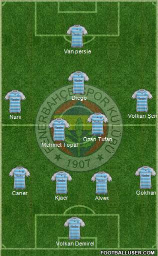 Fenerbahçe SK Formation 2015