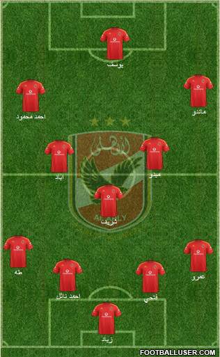 Al-Ahly Sporting Club Formation 2015