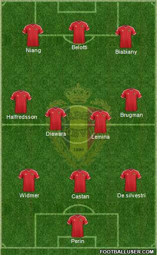 Belgium Formation 2015